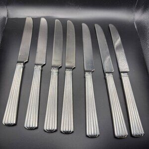 Reed & Barton Trinity Hall Pattern 7 Stainless Steel 18/10 Dinner Knives